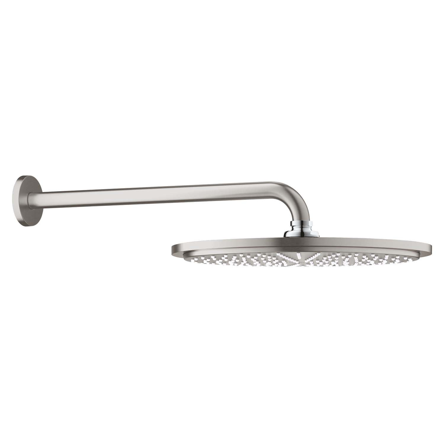 Grohe Regendoucheset Rainshower Cosmopolitan Metal 31 cm met Wandarm Supersteel