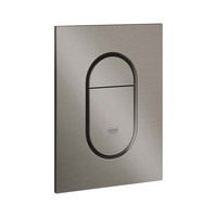 Bedieningsplaat Grohe Arena Cosmopolitan S WC DF 13x17,2cm Hard Graphite Geborsteld