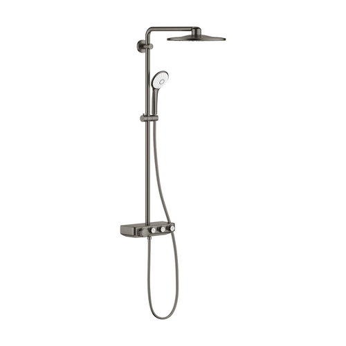 Regendoucheset Grohe Euphoria SmartControl System 31 cm met Glijstang en Handdouche Hard Graphite Geborsteld 