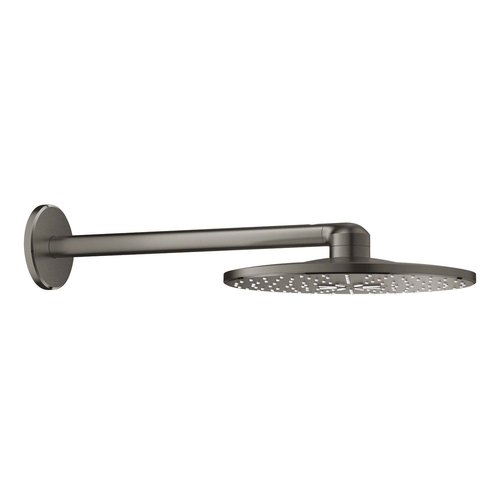 Regendoucheset Grohe Rainshower SmartActive 31 cm met Wandarm Hard Graphite Geborsteld 