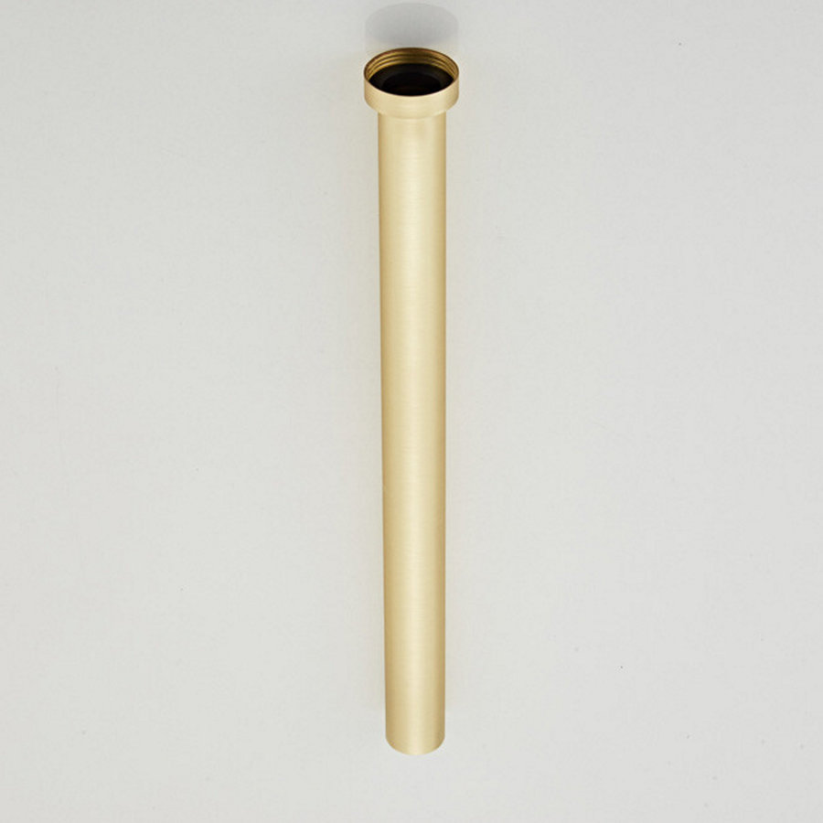 Verlengbuis voor Sifon AquaSplash Brass 40 cm Geborsteld Messing