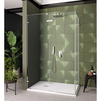 Zijwand Lacus S. Pietro 70x200 cm Aluminium Profiel Chroom