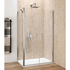 Lacus Zijwand Lacus Giglio Evo 75x200 Cm Aluminium Profiel Chroom