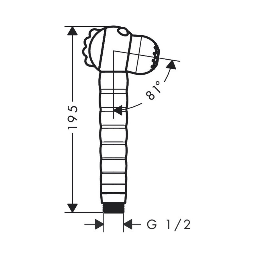 Handdouche Voor Kinderen Jocolino HansGrohe Leeuw 2 Jet