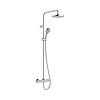 Hansgrohe Showerpipe HansGrohe Vernis Blend 200 1 Jet Met Douchethermostaat Chroom