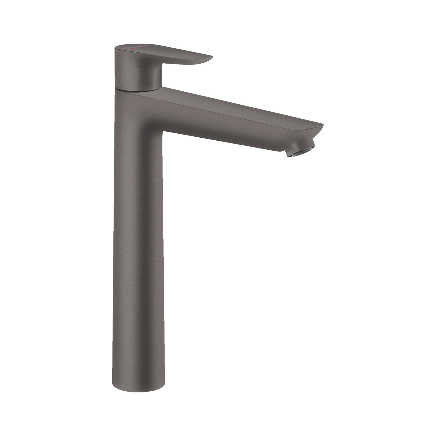 Hansgrohe Wastafelmengkraan Talis E 240 Eengreeps Zonder Afvoer Geborsteld Zwart Chroom