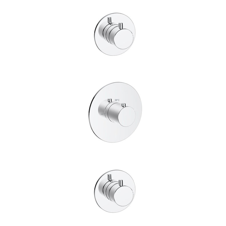 Douchekraan Wiesbaden Dreams Inbouw met 2 Stopkranen Chroom