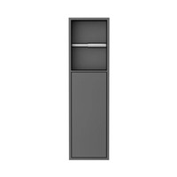 Toiletrolhouder Best Design Zione Inbouw 60x17x12 cm Gunmetal