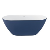 Vrijstaand Bad Best Design Friday Bicolor 178x78x60 cm Blauw / Wit