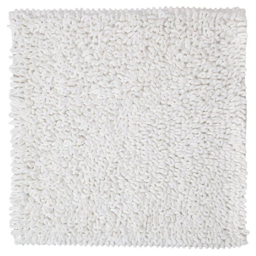 Badmat Sealskin Twist 60x60 cm Microfibre Wit 