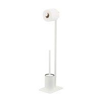 Toiletbutler - Toiletrolhouder / Toiletborstel met houder vrijstaand Sealskin Brix Wit