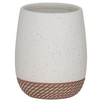 Tandenborstelbeker vrijstaand Sealskin Braid Zand