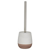 Toiletborstel met houder vrijstaand Sealskin Braid Zand