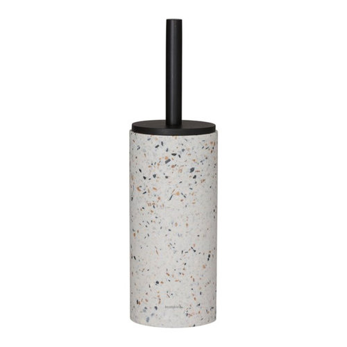 Toiletborstel met houder vrijstaand Sealskin Blend Terrazzo 