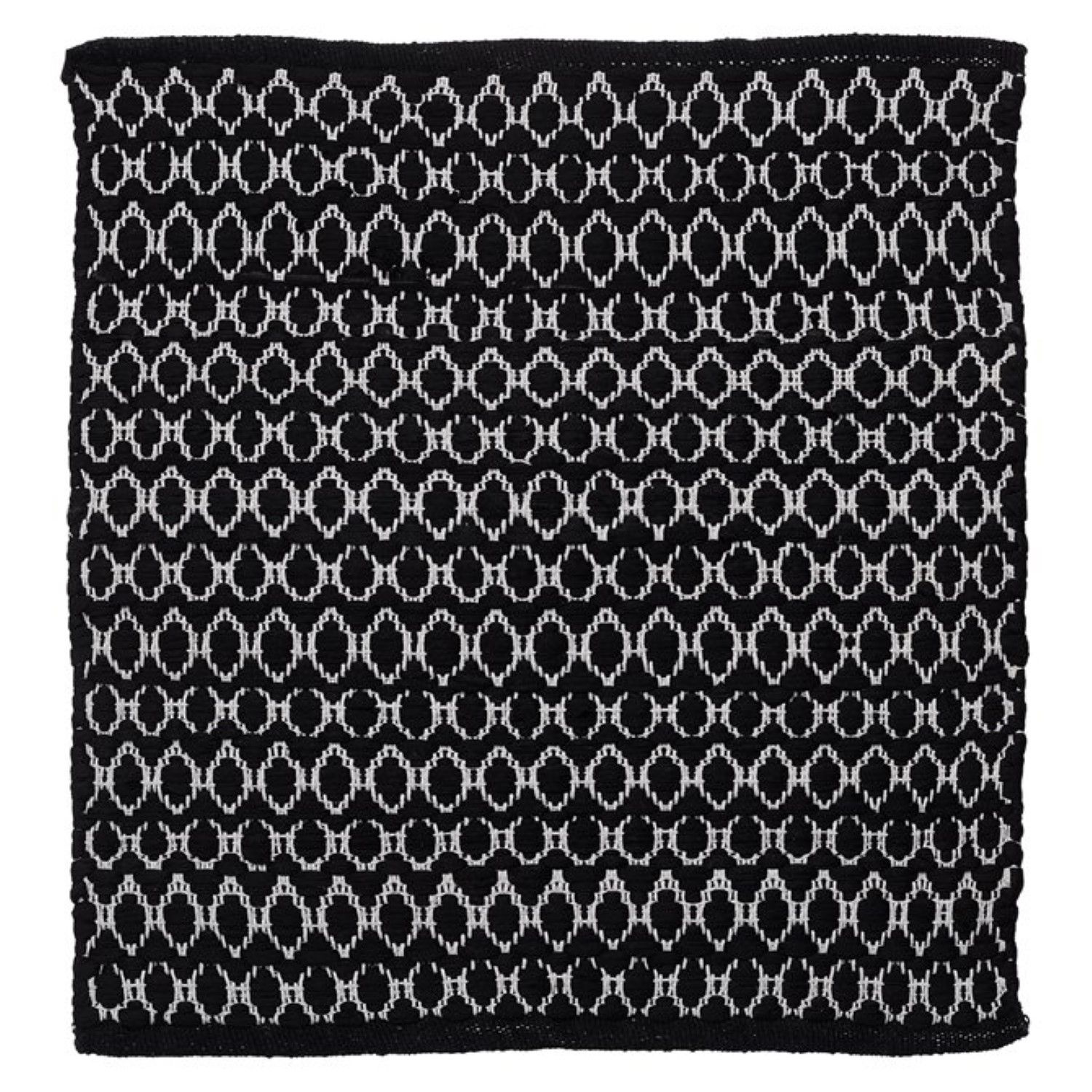 Sealskin Badmat Boho 60x60 cm Polyester-Katoen Zwart