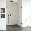 Sanitop Nisdeur Compleet Just Creating Profielloos 2-Delig 140x200 cm 70/70 Gunmetal