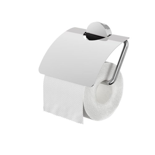 Toiletrolhouder met Klep Geesa Opal Chroom 