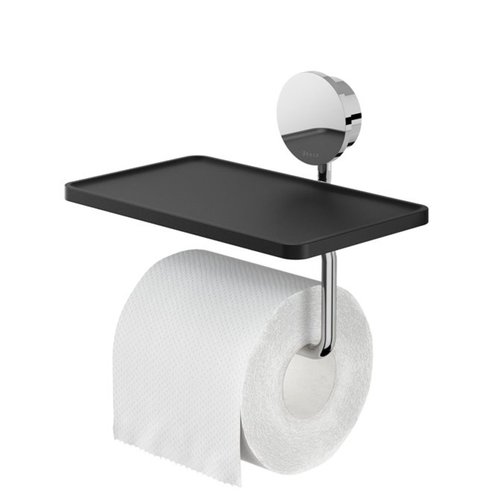 Toiletrolhouder met Planchet Geesa Opal Chroom 