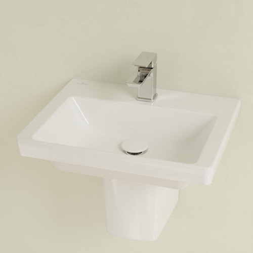 Fontein Villeroy & Boch Subway 3.0 Zonder Overloop 50x40x14.5 cm Wit Alpin 