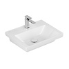 Villeroy & Boch Wastafel Villeroy & Boch Subway 3.0 Met 1 Kraangat Zonder Overloop 55x44x16.5 cm Wit Alpin