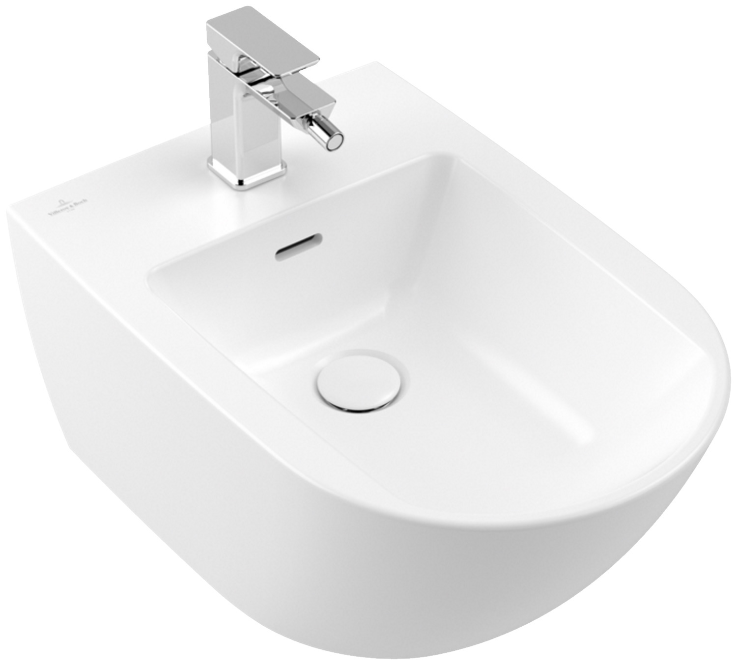 Wandbidet Villeroy & Boch Subway 3.0 CeramicPlus 56x37.5x27 cm Stone White Villeroy & Boch