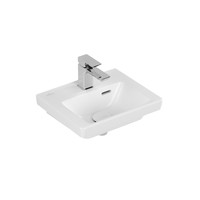 Fontein Villeroy & Boch Subway 3.0 Met CeramicPlus Met Overloop 37x30.5x13.5 cm Stone White