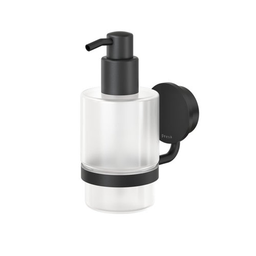 Zeepdispenser Geesa Opal 200 ml Zwart 