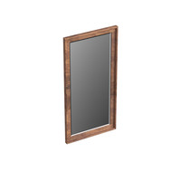 Spiegel Forzalaqua Reno Vierkant 40x2x80 Cm Noten Pure Walnut