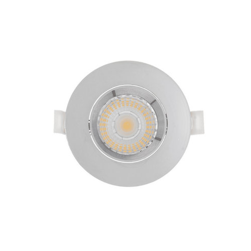 Inbouw LED-spot 5 Stuks Sanimex Njoy IP44 Dimbaar 6W 430 Lumen Chroom 