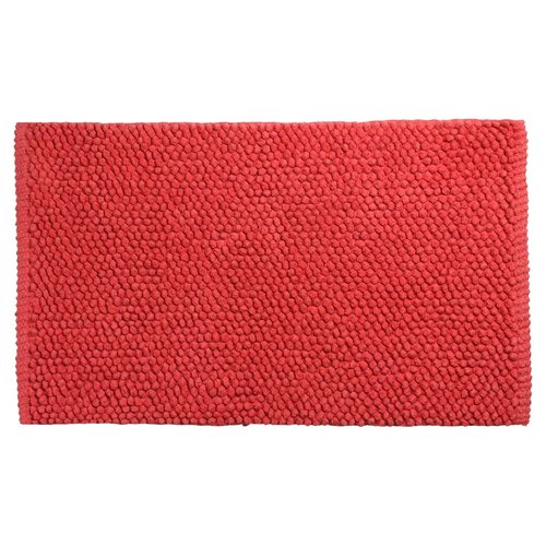 Badmat Differnz Popcorn 50x80 cm Katoen Koraal 