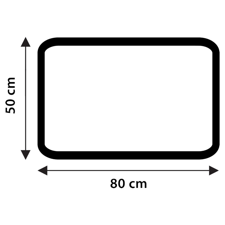 Badmat Differnz Relax 50x80 cm Microfiber Off White