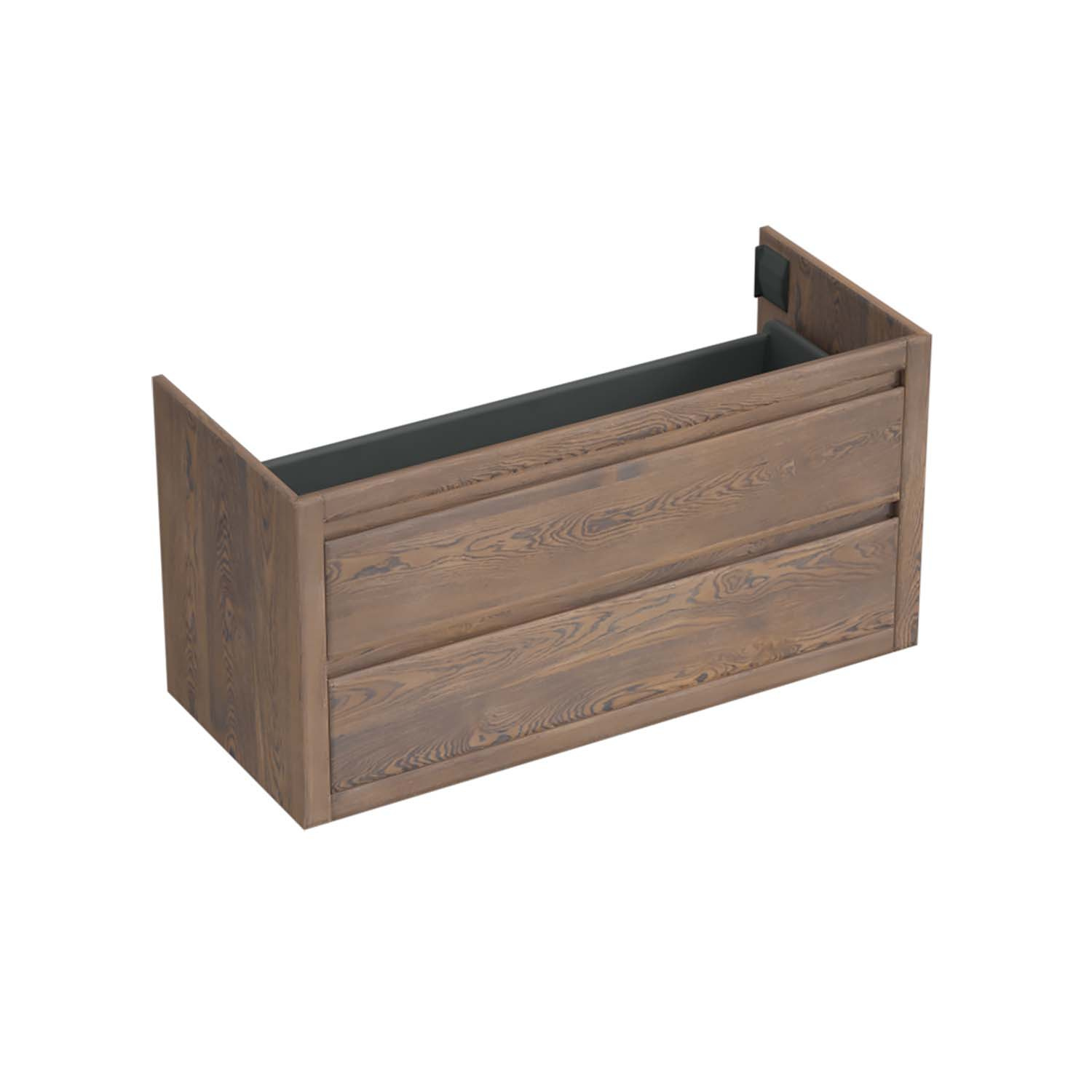 Forzalaqua Onderkast  Gela 120x51x60 cm 2 Softclose Lades Eiken Havanna 