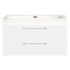 Badkamermeubelset Differnz Somero Met Keramiek Wastafel 80 cm Hoogglans Wit