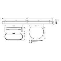 Bundelset Bad HansGrohe WallStoris Mat Zwart