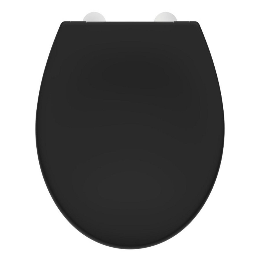 Toiletbril Schutte Lupos Softclose en Quick-Release Mat Zwart