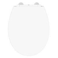 Toiletbril Schutte Lupos Softclose en LED-nachtverlichting Wit