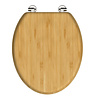 Schutte Toiletbril Schutte Lupos Natural Bamboo Bruin