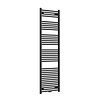 Radiator AquaSplash Saniro 60x180cm Middenaansluiting Mat Zwart
