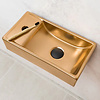 Fontein Links AquaSplash Ruby 40x22 cm Mat Rose Goud