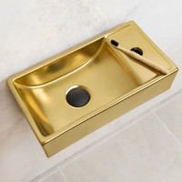 Fontein Rechts AquaSplash Oro 40x22 cm Mat Goud