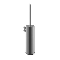 Toiletborstel Met Houder Hotbath Archie Wandmodel Geborsteld Gunmetal PVD