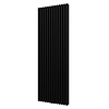 Handdoekradiator Aquasplash Siela Dubbel 180 x 60,6 cm Mat Zwart