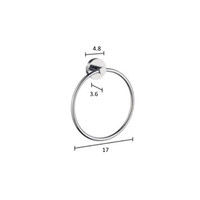 Handdoekring Smedbo Home 17x3,6 cm Mat Messing