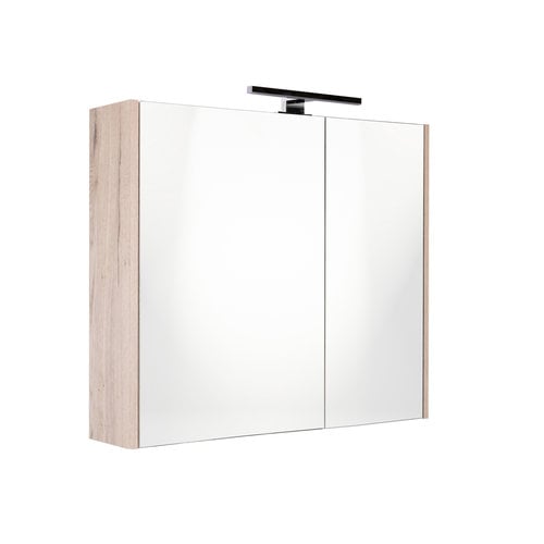 Spiegelkast Best Design Happy Halifax Incl. LED verlichting 60x60 cm Eiken 