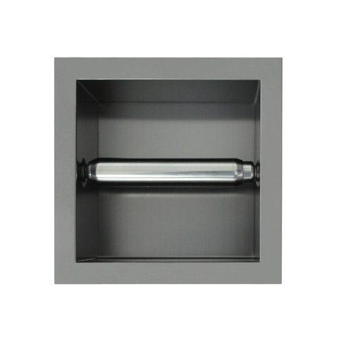 Inbouw Toiletrolhouder Sanilux Jali Gunmetal 