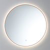 Spiegel Sanilux Rond Met LED Verlichting 3 Kleuren Instelbaar & Dimbaar 80cm Brons