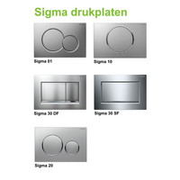 UP320 Toiletset 42 Aqua Splash Rimless MAT wit Met bril en Drukplaat