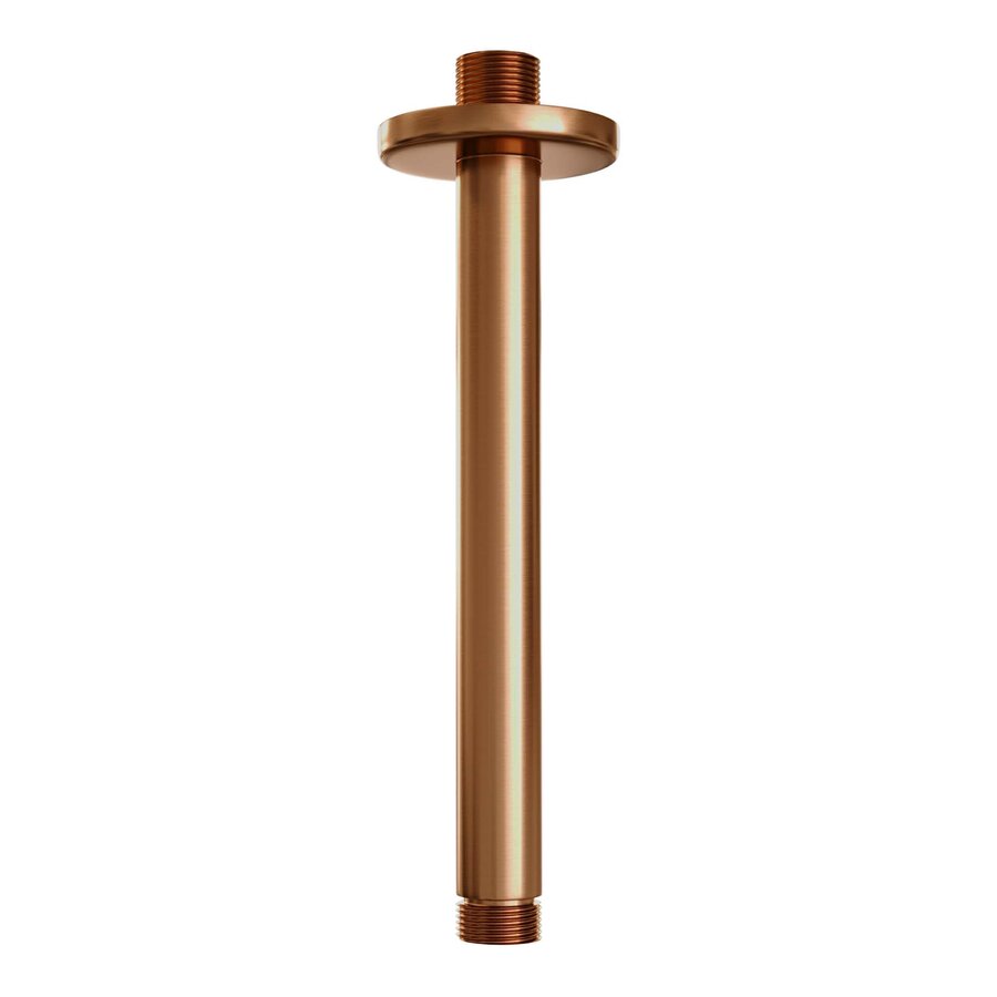 Thermostatisch Inbouwdoucheset Brauer Copper 30cm Hoofddouche Plafondarm 3 Standen Handdouche Koper