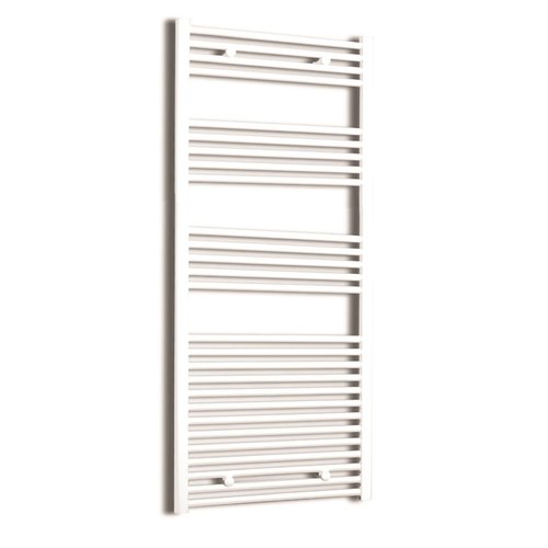 Elektrische Design Radiator Sanicare Plug & Play 172x45 cm Wit 920 Watt Met Zwarte Thermostaat Links 