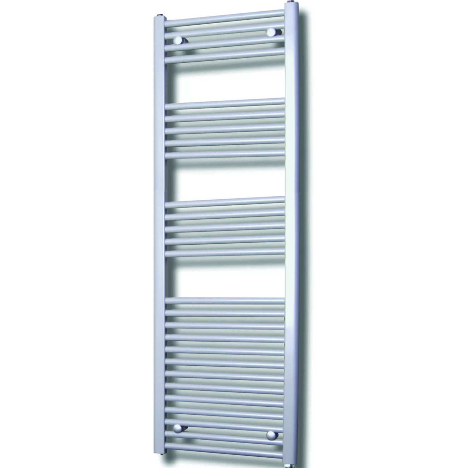 Elektrische Design Radiator Sanicare Plug & Play 172x45 cm Zilver Grijs 920 Watt Met Chroom Thermost